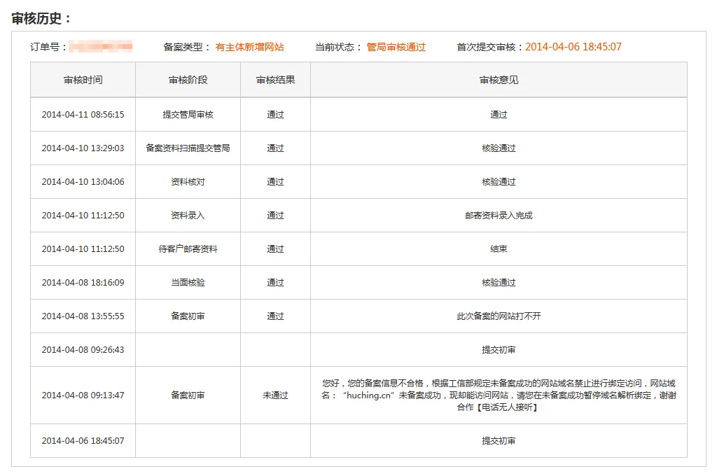 新增备案
